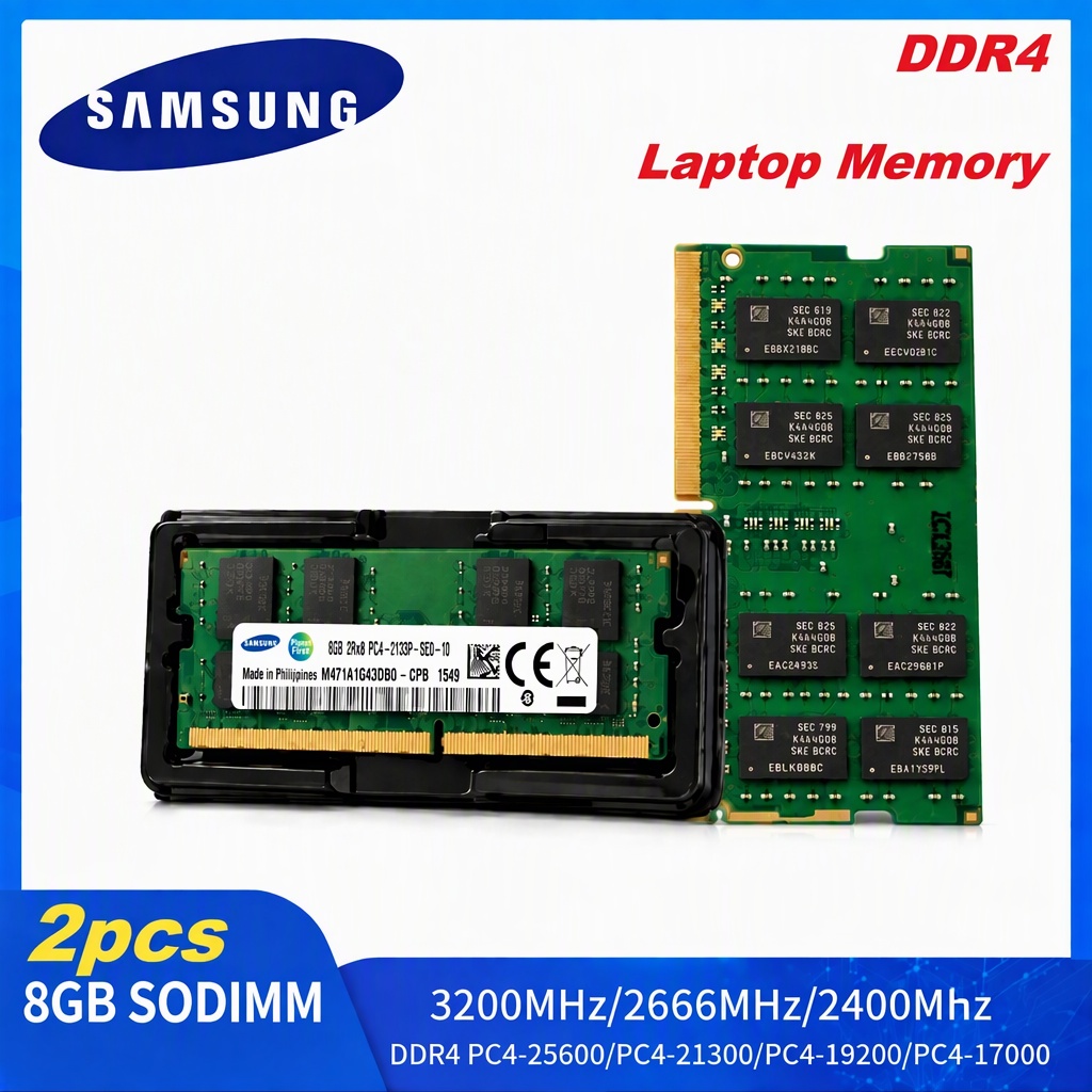 Ddr4 2400Mhz - แรมสำหรับแล็ปท็อป Samsung DDR4 ขนาด 8GB แบบ