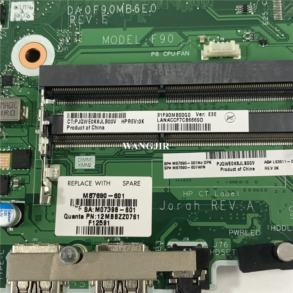 F90 สำหรับเมนบอร์ด HP 260 G4 ร - Ddr4 16Gb บทวิจารณ์และราคา