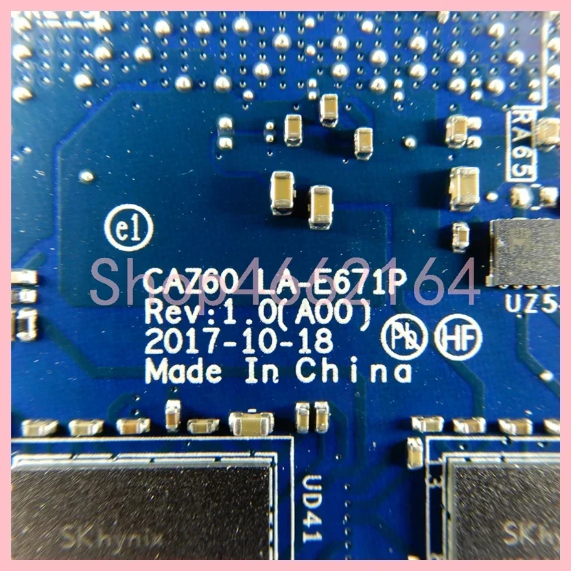 LA-E671P พร้อมซีพียู i5-8250U  - Ddr4 8Gb บทวิจารณ์และราคา