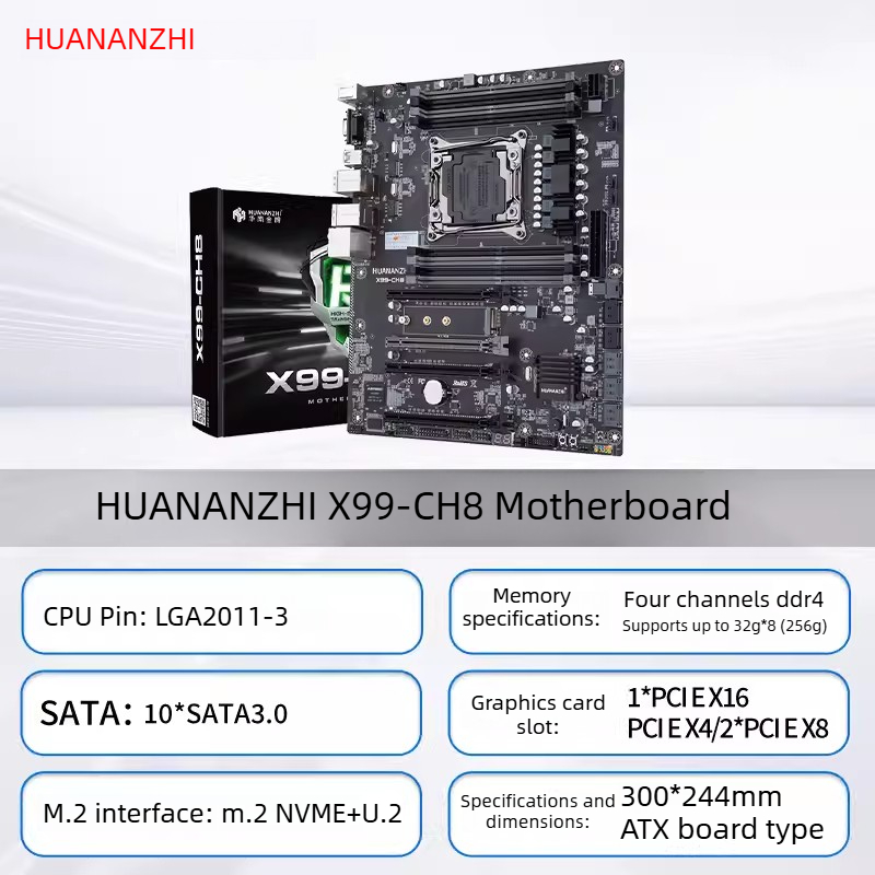 HUANANZHI LGA2011-3 X99 เมนบอร - Ecc Ram Server บทวิจารณ์และราคา
