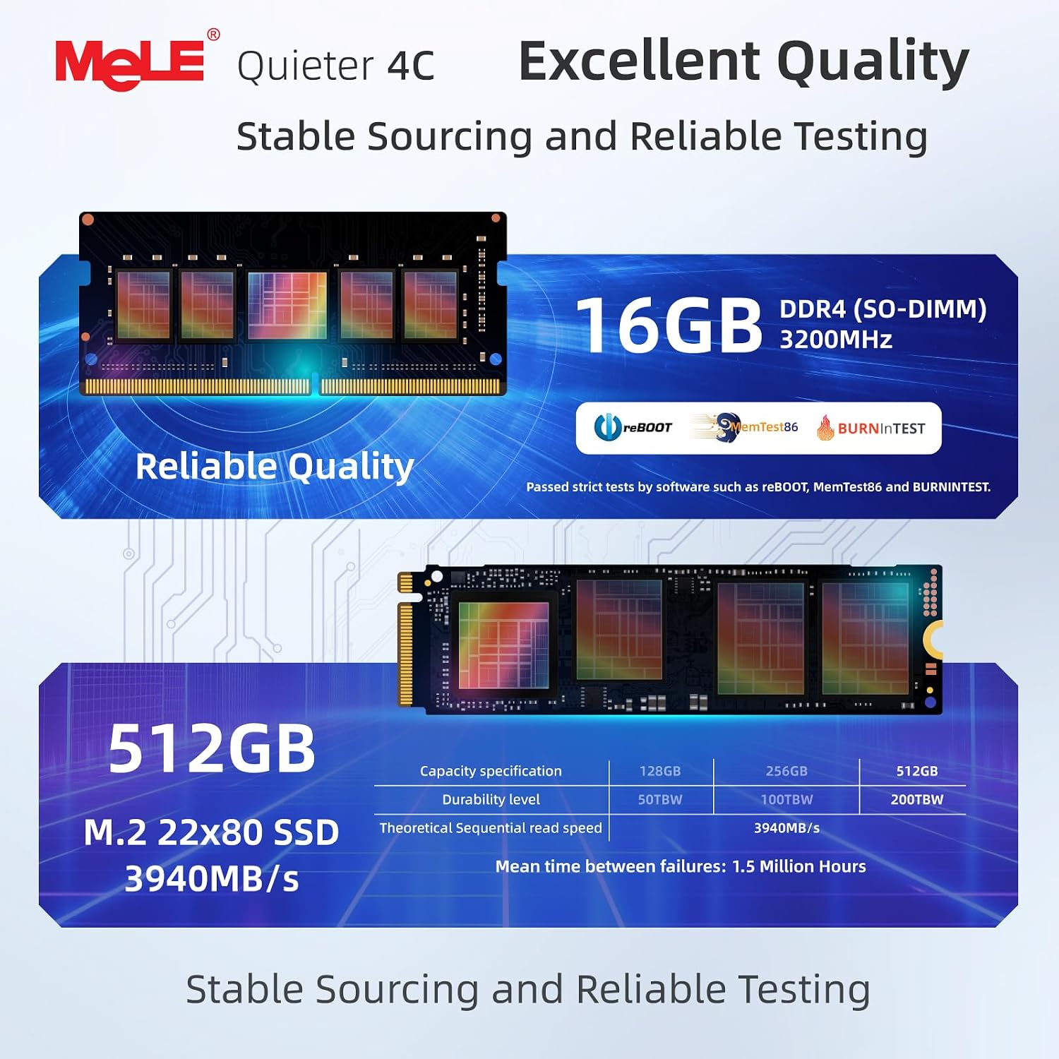 MeLE Quieter4C N150 มินิพีซีไร - Ddr4 Desktop Ram บทวิจารณ์และราคา
